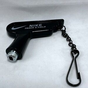 Nike Track & Field Starting Pistol Keychain Bag Charm Black Sportswear